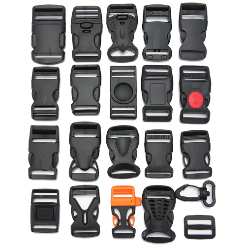 factory direct sales plastic buckle luggage accessories waist bag backpack buckle adjustment buckle spot supply can be fixed color
