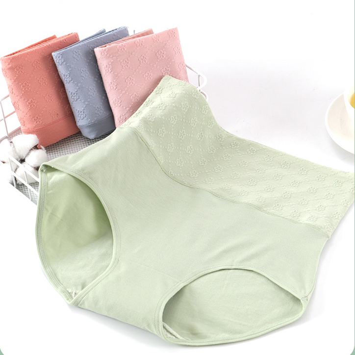 蝶芬婷 大码高腰内裤女士收肚子短裤胖妹妹妈妈新款三角裤头