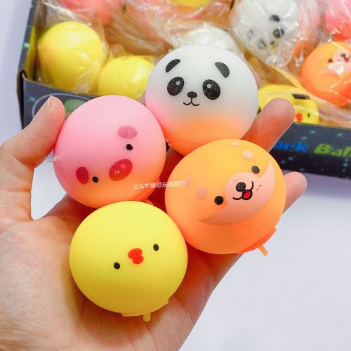  Mini Cute Vent Ball Containing Cute Small Animal Independent Packaging Pig Chicken Bear Good Grip fun 