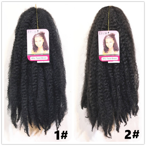 Black Caterpillar Explosion Head African Wig Braid Wish Supply Afro Kinky Marley Raid