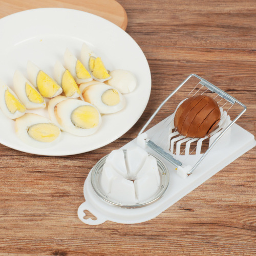 Household Multi-Functional Two-in-One egg Cutter Egg Fancy Cutting Creative Kitchen Egg Slicer Wholesale 