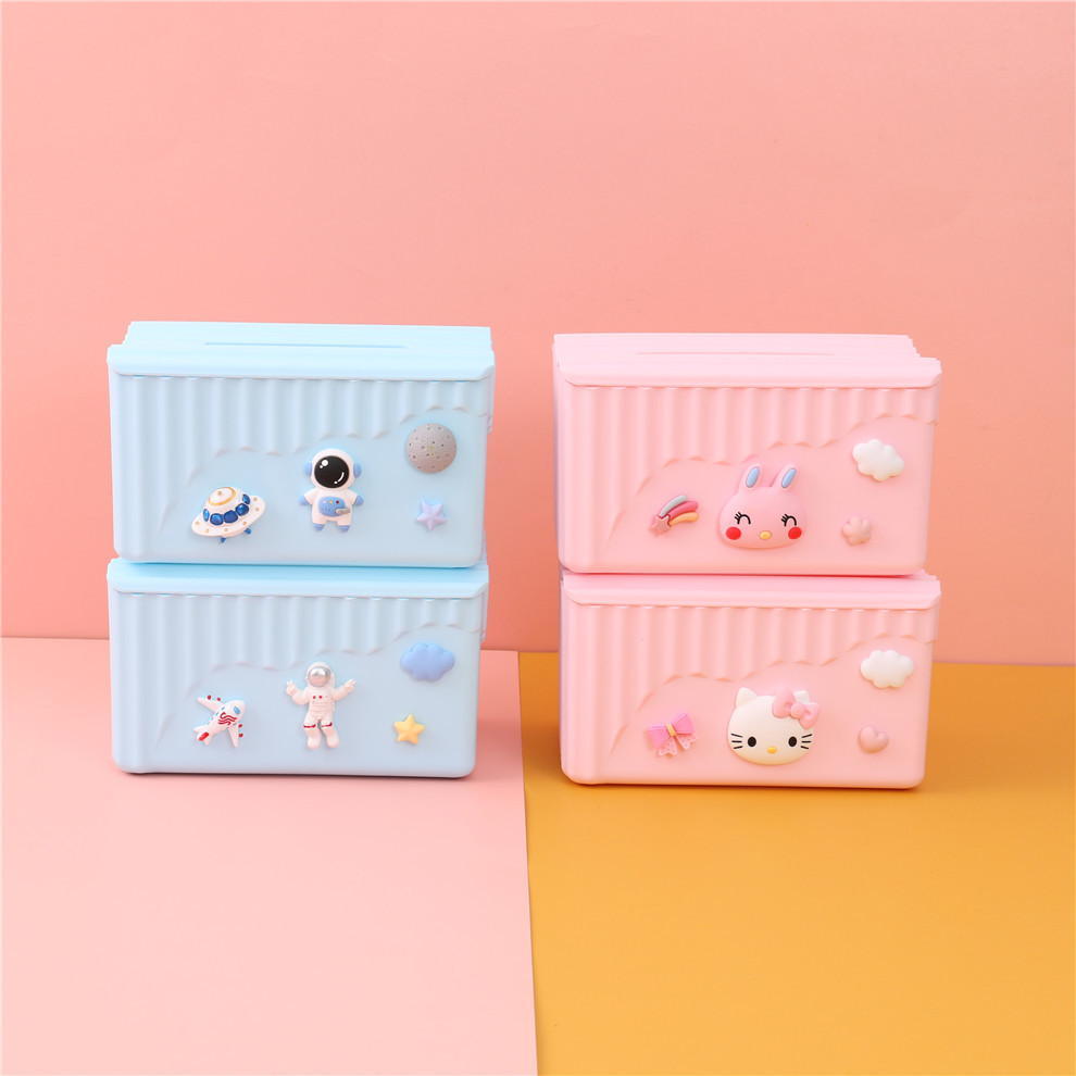 时尚汽车波浪形纸巾盒可爱创意卡通餐巾纸盒客厅家用长方形抽纸盒