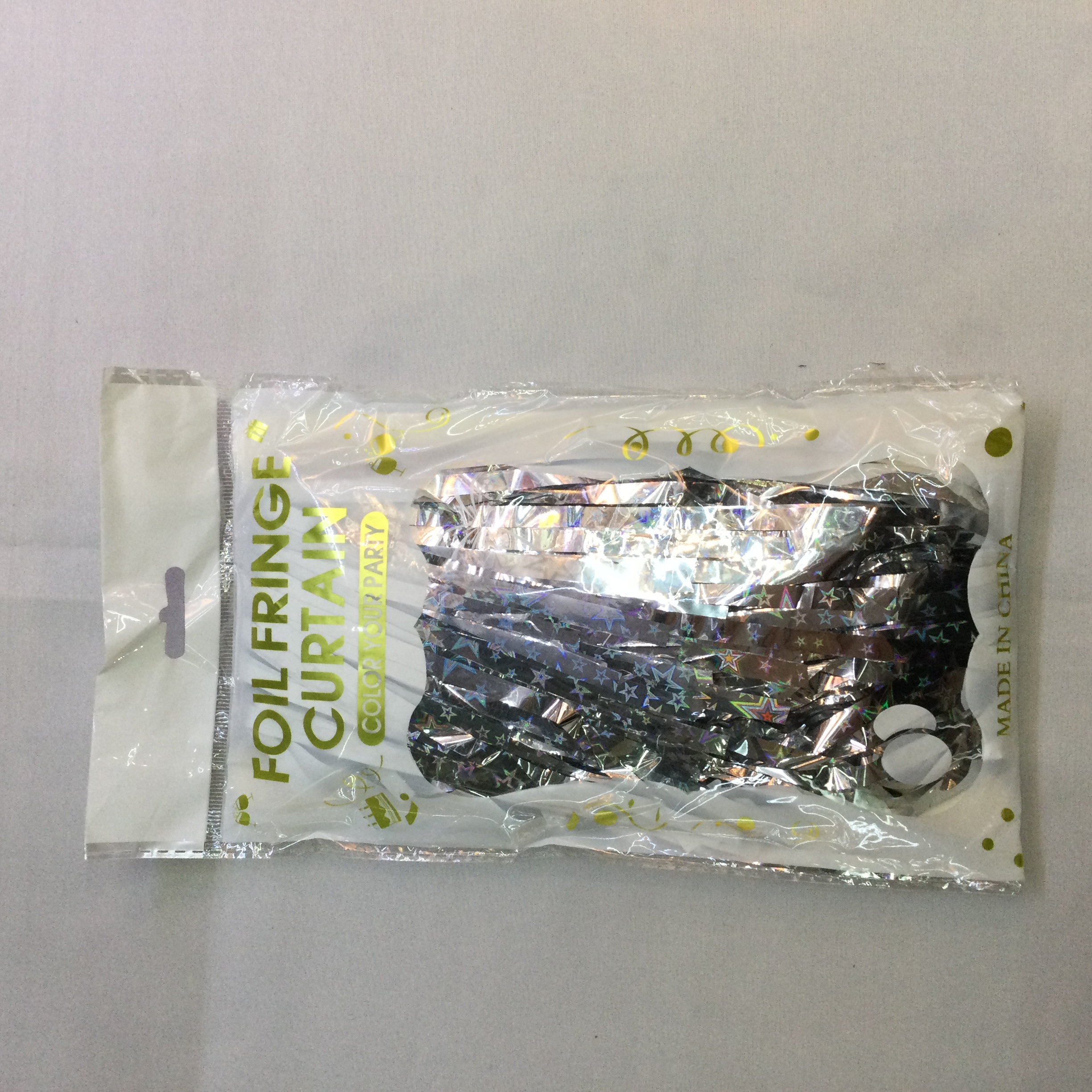 生日帘五角星金色银色雨丝帘背景墙彩条彩带背景装饰布置雨帘丝带