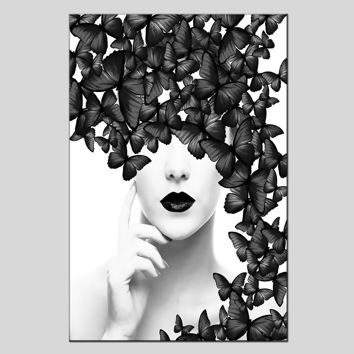 欧式喷绘油画个性艺术画轻奢画会所别墅酒店家装无框有框装饰画