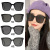 Live Broadcast Supply 2021 Popular Models Internet-Famous Sunglasses Female Star Same Product Korean Sunglasses UV Protection GM New