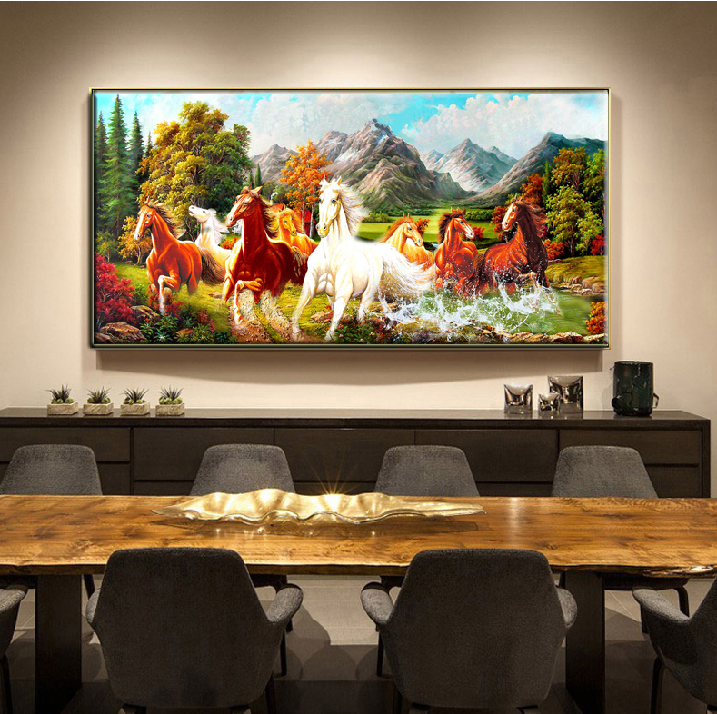 客厅油画欧框画 装饰画 民宿油画 酒店式公寓油画无框画 沙发配画