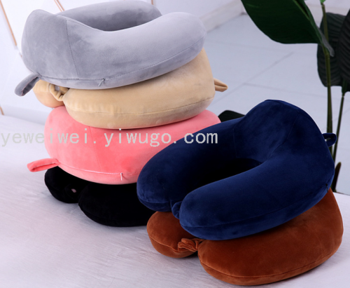supply gifts u-shaped pillow memory foam u-shaped pillow office rest neck protection heightening neck pillow slow rebound u-shaped travel pillow