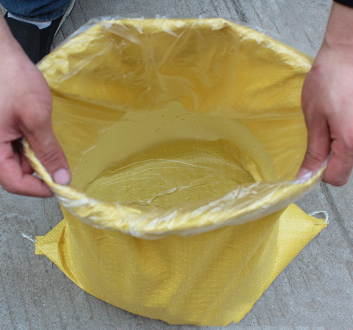 woven building garbage bag polypropylene bag double-layer composite waterproof bag thickened clothing express logistics