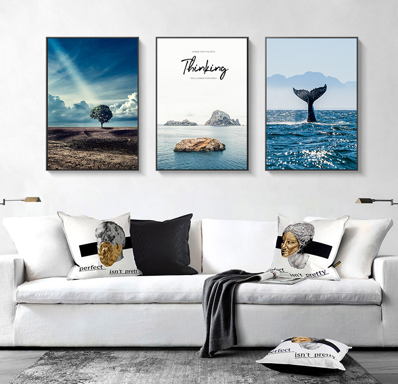 油画布喷绘装饰画50X70