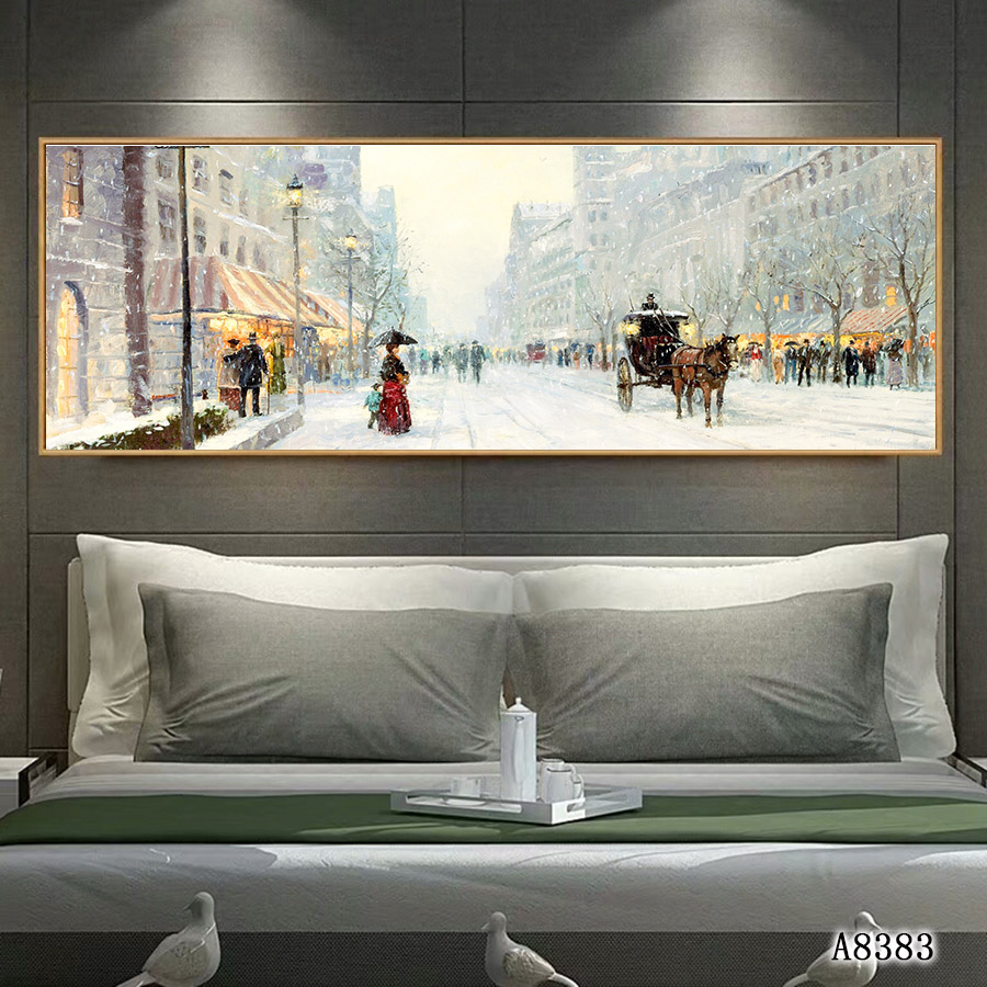 床头画沙发布画风景油画装饰画相框客厅卧室壁画餐厅挂画玄关挂画