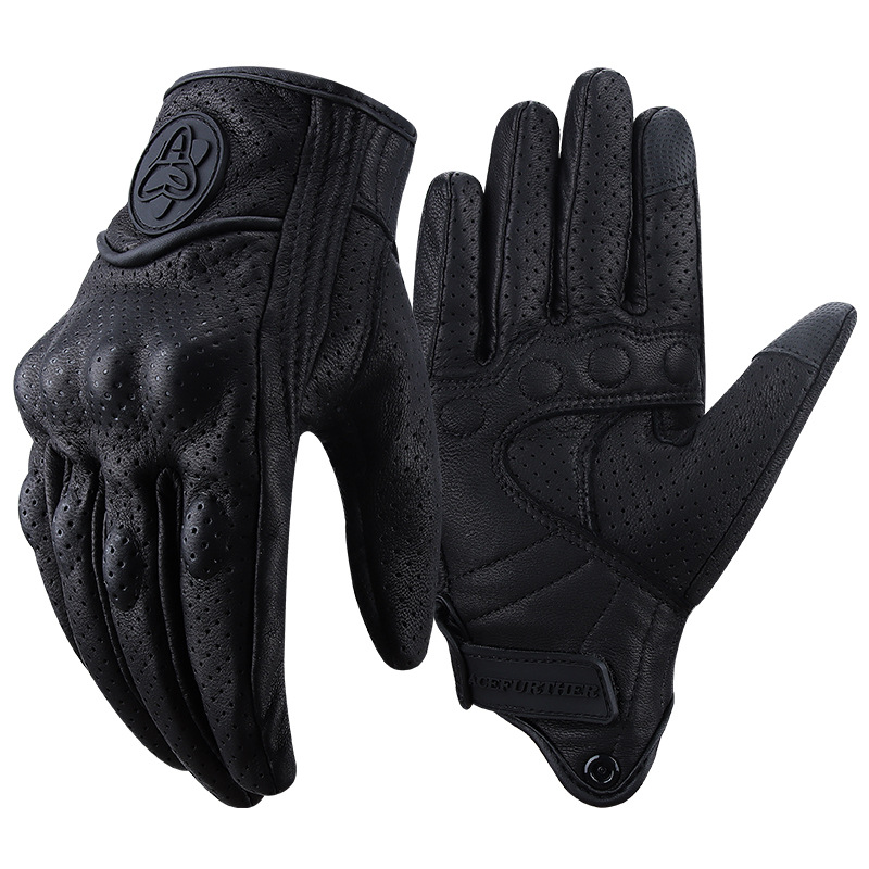 Four Seasons Motorcycle Knight Gloves Motorcycle Men's Riding Anti-Fall Windproof Warm Breathab