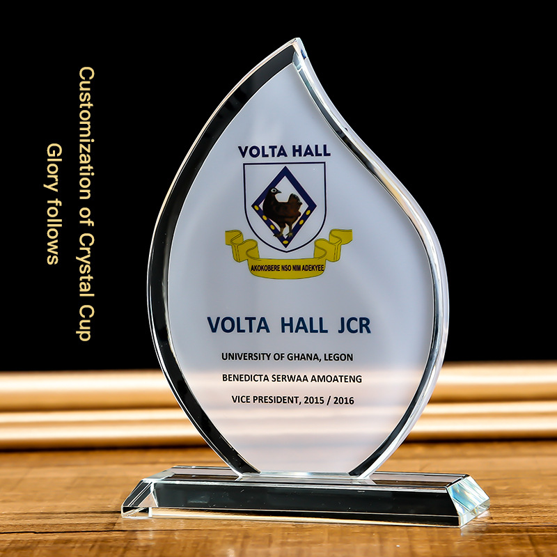 供应外贸奖牌 阿拉伯水晶奖杯 水晶礼品 彩印水晶奖牌 水晶奖杯