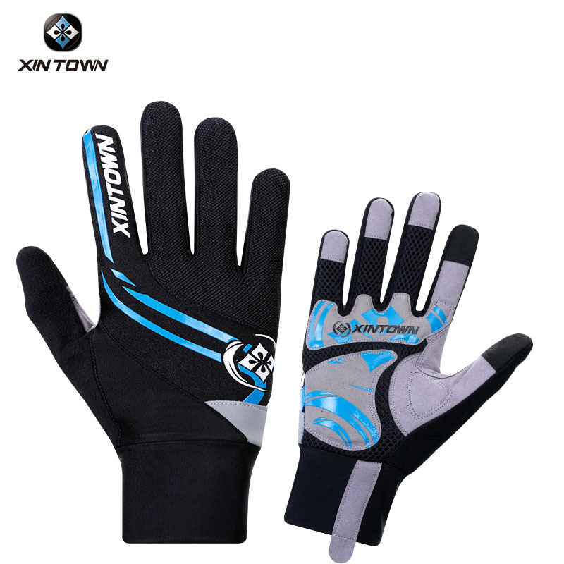 Xintown Outdoor Sports Cycling Full Finger Touch Screen Gloves Thickened Warm Breathable Comfortable