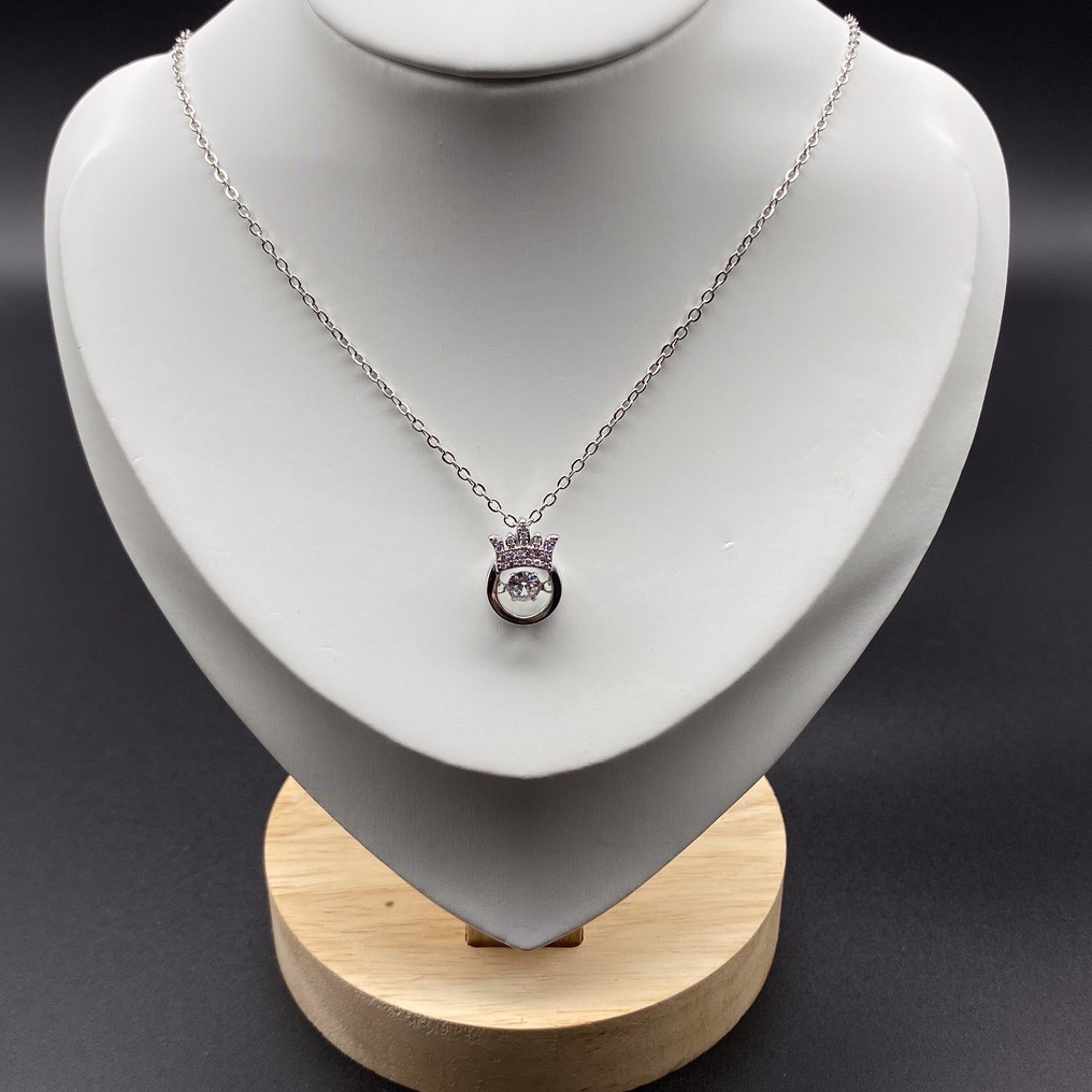 新款日韩施家镀银灵动项链女批发ins抖音快手网红气质锁骨链吊坠