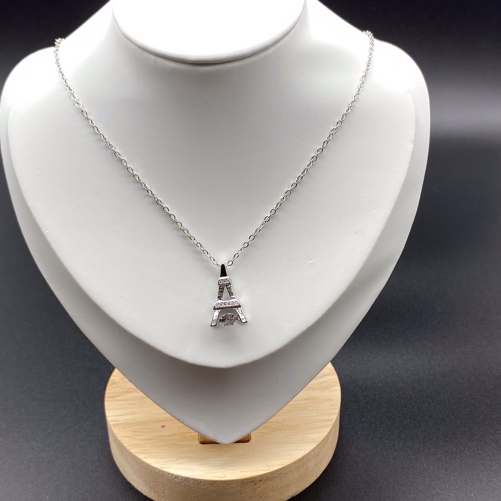 新款日韩施家镀银灵动项链女批发ins抖音快手网红气质锁骨链吊坠