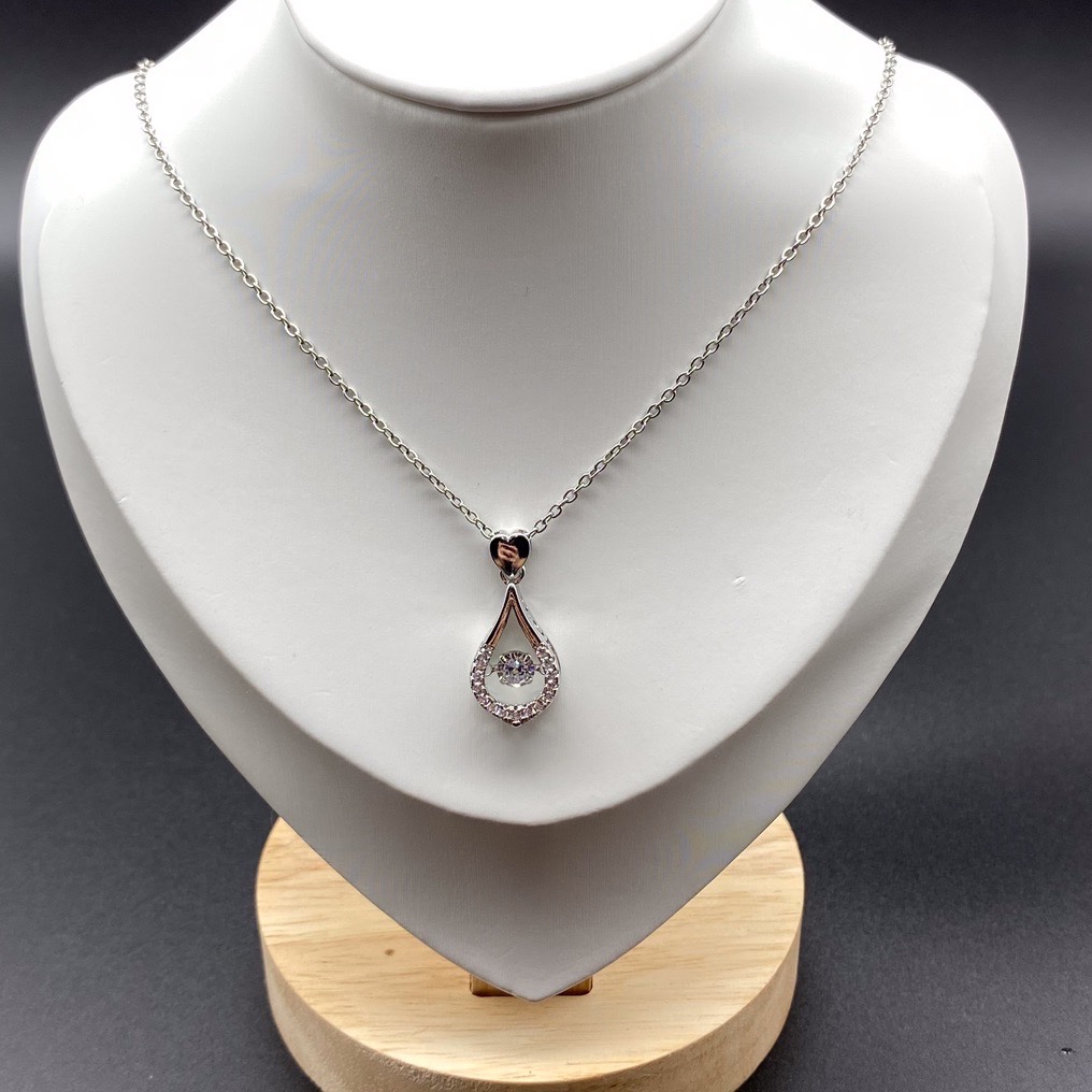 新款日韩施家镀银灵动项链女批发ins抖音快手网红气质锁骨链吊坠