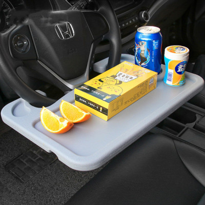 Car Multifunction Steering Wheel Card Table Car Dining Plate Computer Table Workbench Mini Mini Card Table Car Supplies