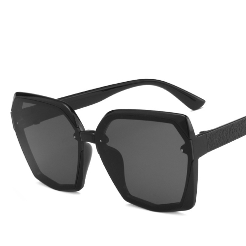 fashion irregular two-color sunglasses personality polygon knock sunglasses ins large frame sunglasses tide 9923