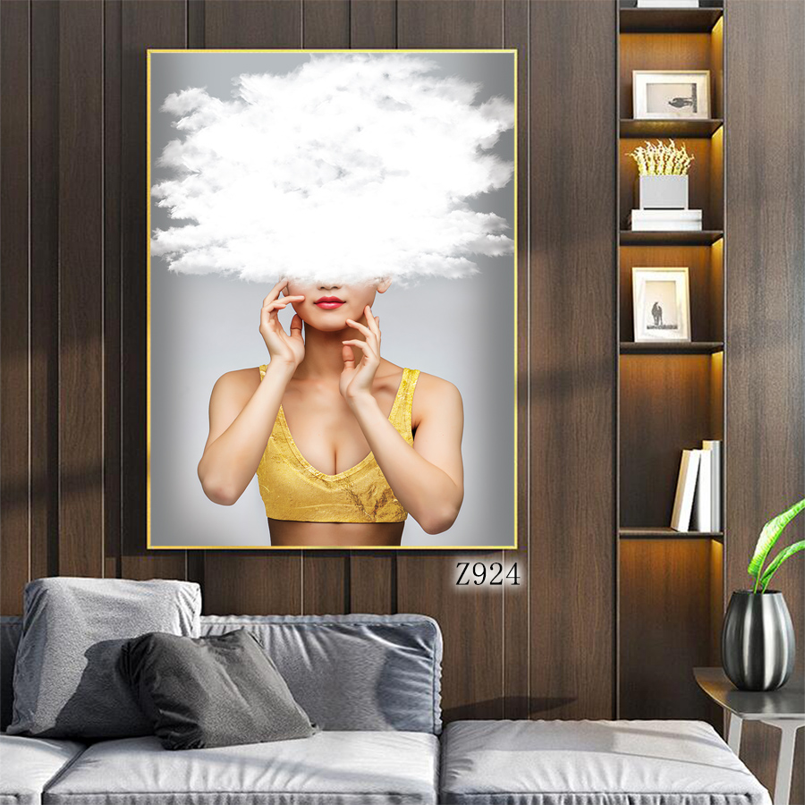 人物头像油画壁画装饰画相框布画装饰字画挂画挂画抽象沙发床头
