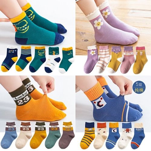 children‘s socks autumn tube socks cotton baby socks boys girls stall wholesale baby spring and fall thick section socks