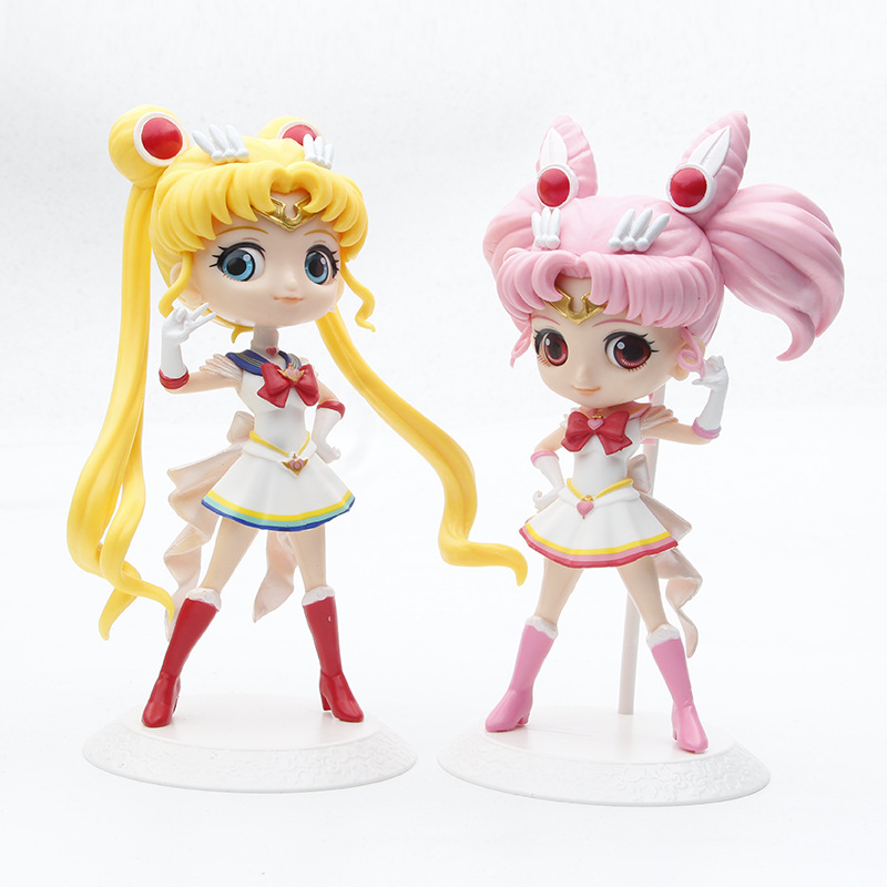 2款美少女战士手办 月野兔玩偶蛋糕装饰小摆件少女心女孩玩具