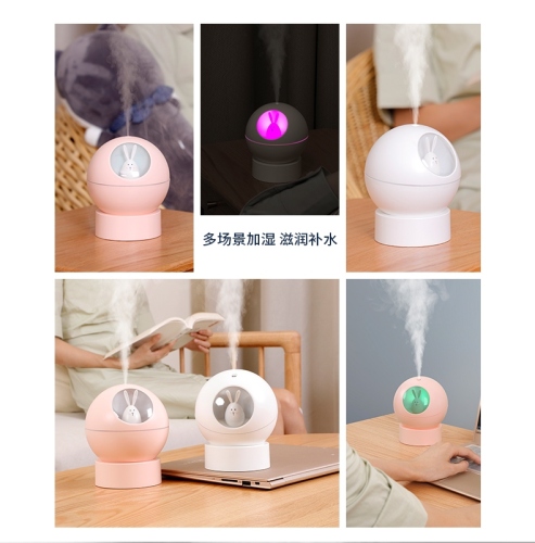 Space Rabbit Humidifier Small Gift Student Office Humidifier 