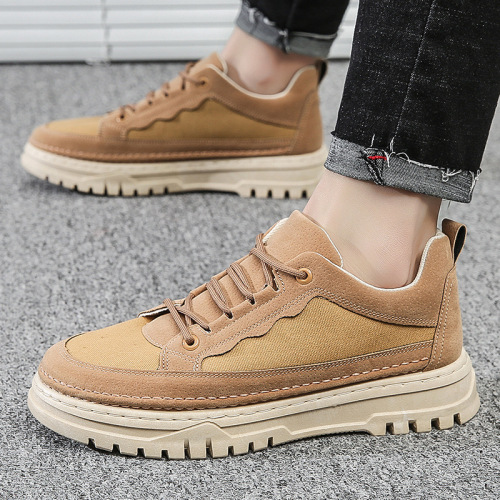 5517 low-top breathable outdoor workwear men‘s shoes retro casual sneakers korean style trendy four seasons men‘s shoes