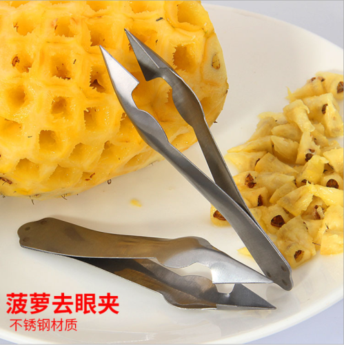 spot wholesale new products pineapple knife stainless steel pineapple clip eye clip pineapple eye remover nail knife