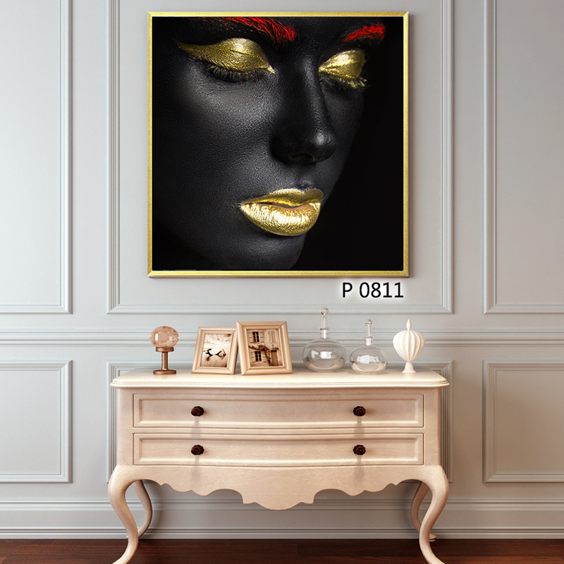 非洲人建筑风景油画壁画装饰画相框布画装饰字画挂画挂画沙发床头