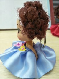 自产自销12厘米迷糊娃娃手机挂件婚庆小礼品热卖搪胶公仔娃娃批发