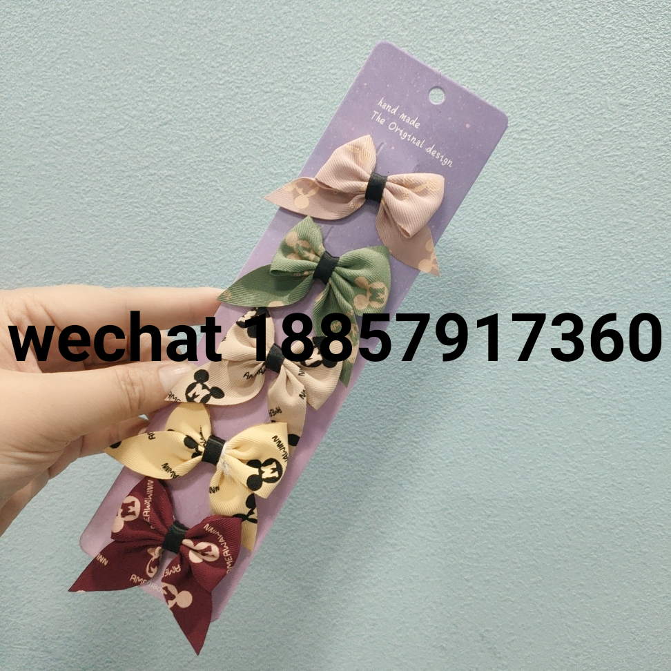 韩版布艺精美飘带蝴蝶结发夹发扣厂家直销