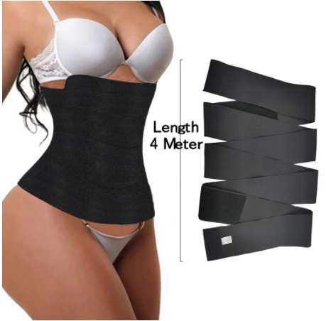 cross-border upgrade adjustable waist trainer body shaping winding belt corset belt women‘s corset belt elastic corset belt