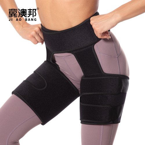 Factory Spot New Female Sweat Plastic Waist abdomen Belt Sports Adjustable One-Piece Waist Leg Belt Hip Customization Belt
