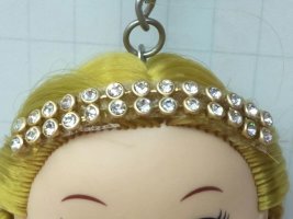 自产自销18厘米迷糊娃娃手机挂件婚庆小礼品热卖搪胶公仔娃娃批发