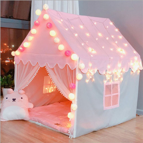 Amazon Tent Children‘s Tent Indoor Game House Princess Tent Toy House Girls‘ Room Castle Split Bed Tent