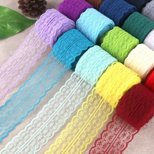 10 M One Roll in Stock 4.5cm Color Non-Elastic Lace M Lace Clothing Underwear Diy Accessories