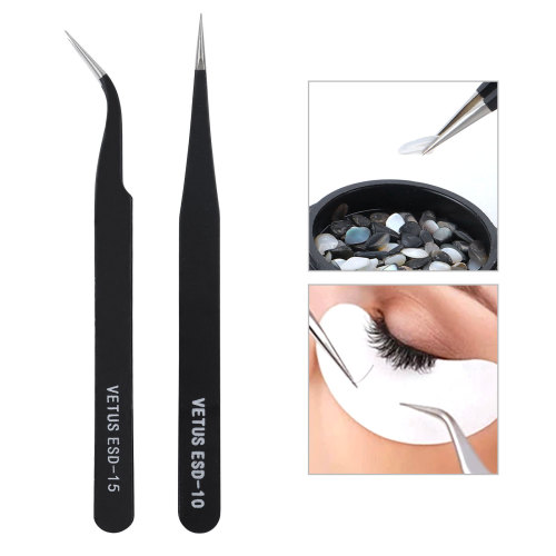 nail tools nail tweezers diamond-embedded drill sticking drill nail stainless steel elbow straight head