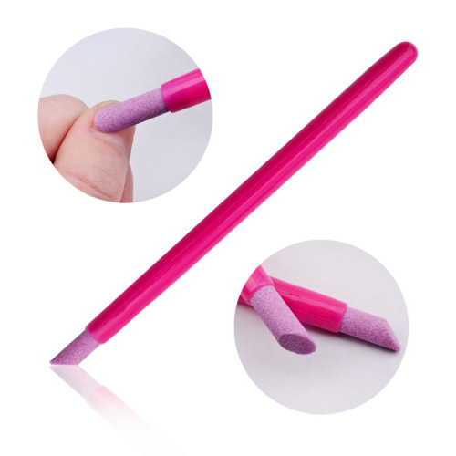 Japanese and Korean Manicure care Tool Nail Art Quartz Grinding Stick Gan Pi Nail Stick Exfoliating Finger Edge Tool