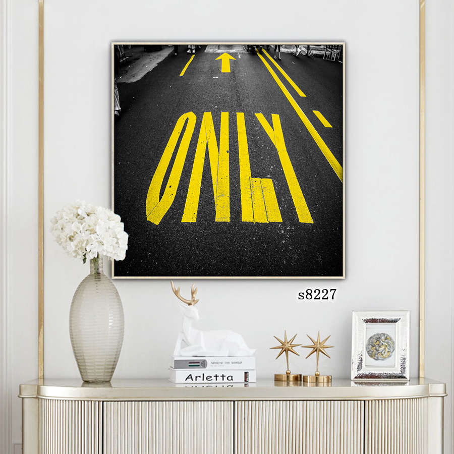 建筑风景装饰画油画布画挂画壁画装饰字画相框床头画沙发画框好