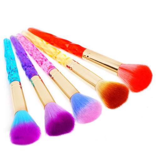 Cross-Border Nail Tool Net Pink Layer Brush Nail Utility Brushes Makeup Cleaning Small Brush Dust Brush