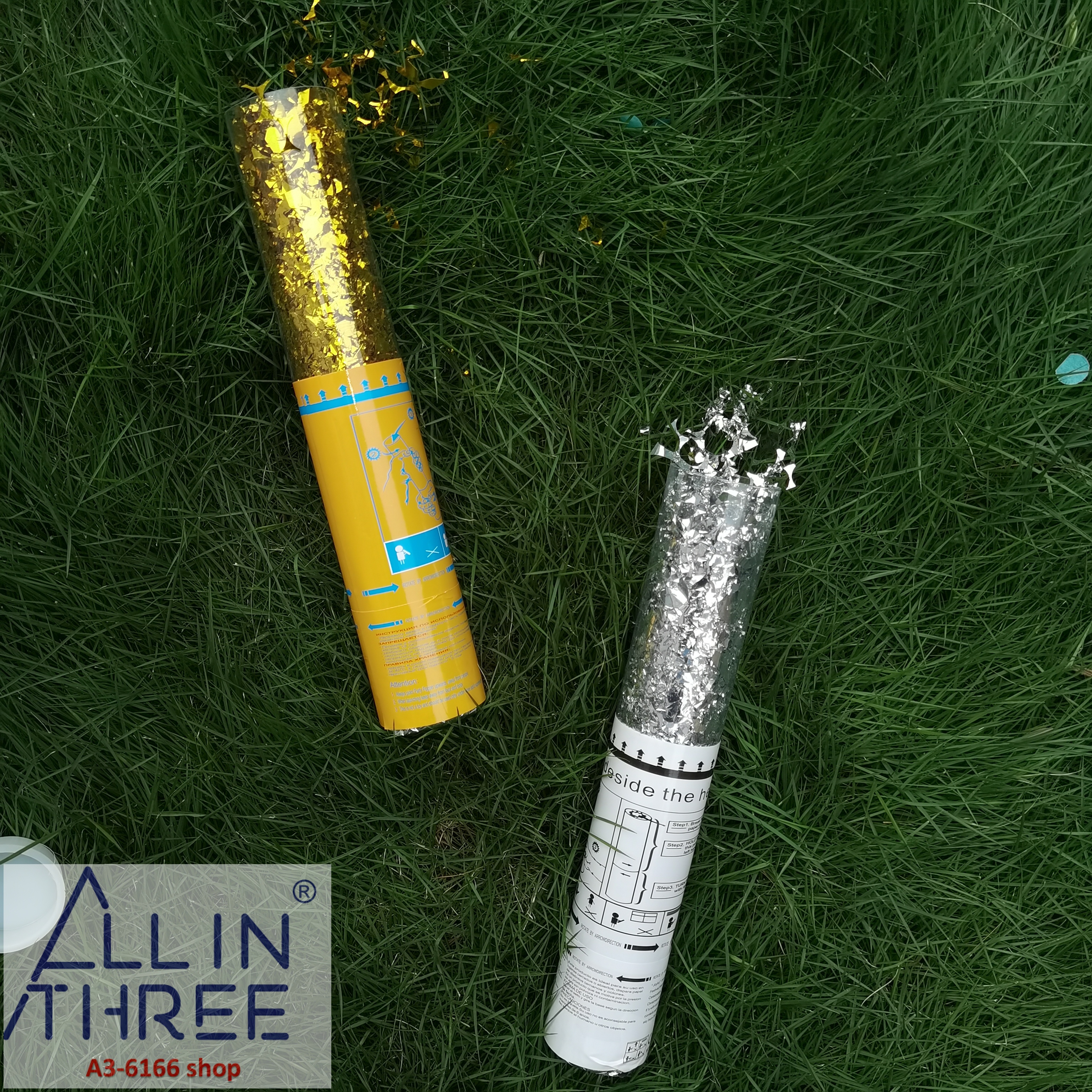 透明管金银碎花结婚生日派对节日用品礼花礼炮纸片礼花安全爆款