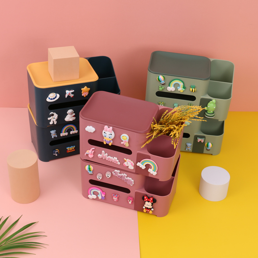 超大号太空人纸巾盒餐桌萌宠抽纸盒客厅家用遥控器收纳盒餐巾纸盒