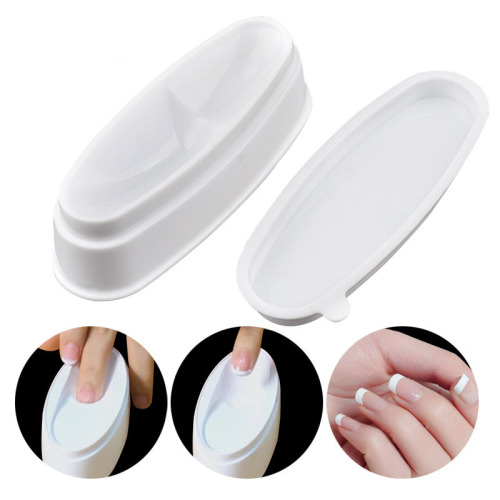 Manicure Implement Wholesale New Nail French Powder Box French Nail Accessories White