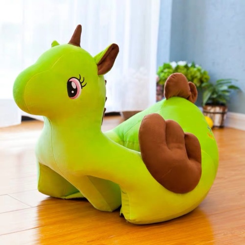 Learning Seat Cartoon Animal Unicorn Pony Sitting Chair Baby Unicorn Children Sofa Drop-Resistant Supplies Gift