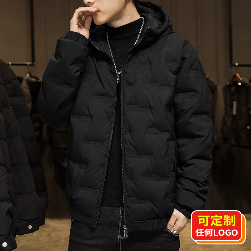 冬季青少年羽绒服保暖夹克男白鸭绒90绒户外防风保暖外套