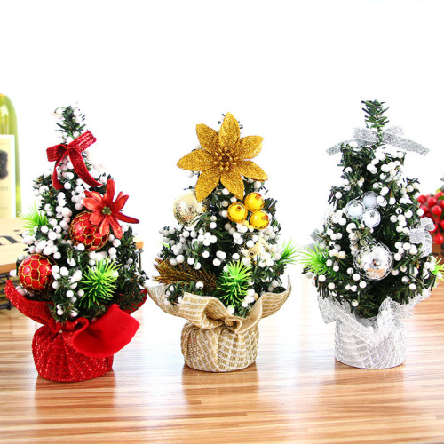 Christmas Tree 20cm Mini Christmas Package Tree Desktop Decoration Children‘s Gift Christmas Tree Small Decorations Wholesale