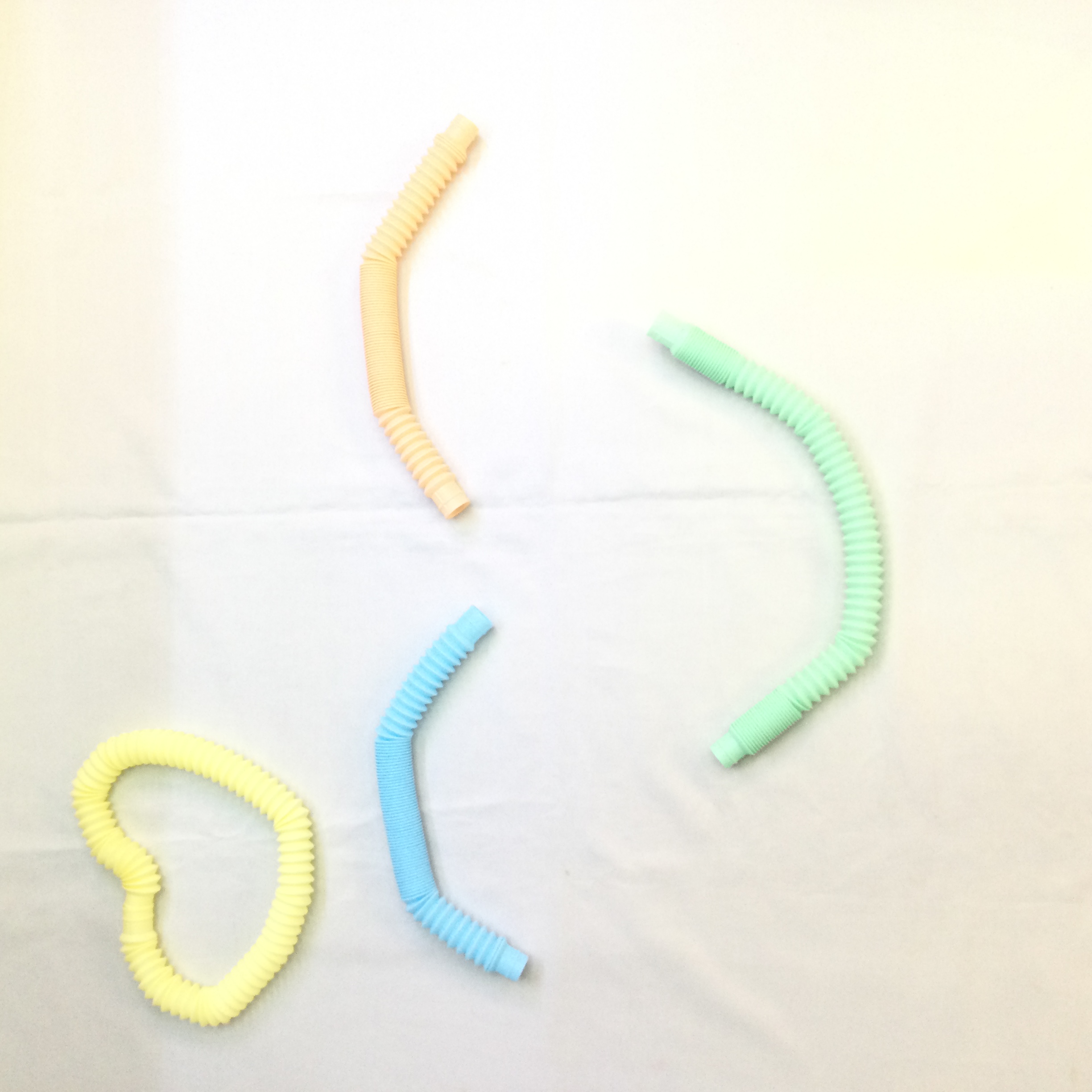 儿童感官益智彩色拉伸管解压创意塑料管彩色马卡龙趣味儿童玩具