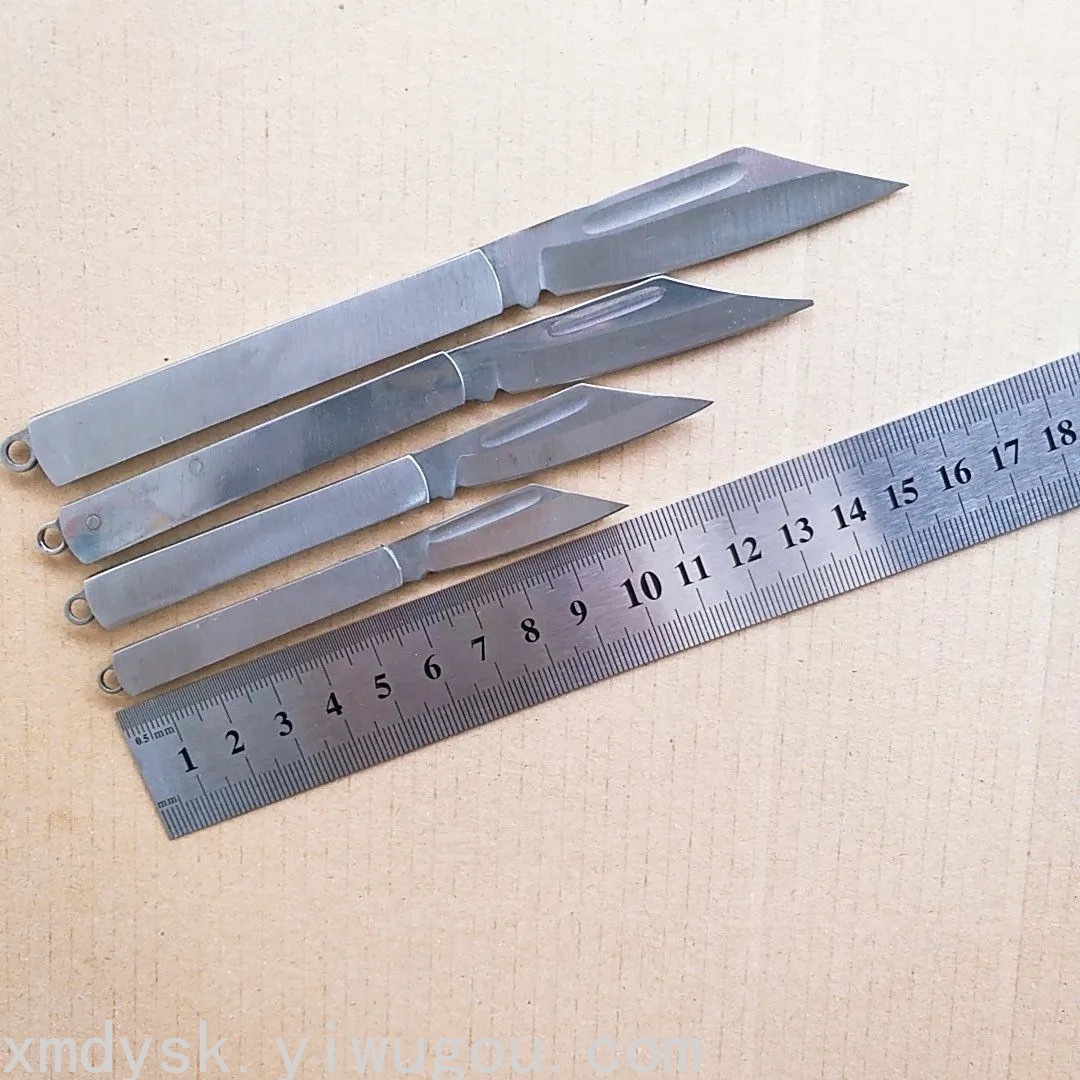 不锈钢水果刀拆快递小刀便携防身户外野营折叠刀锋利开刃小刚刀详情8