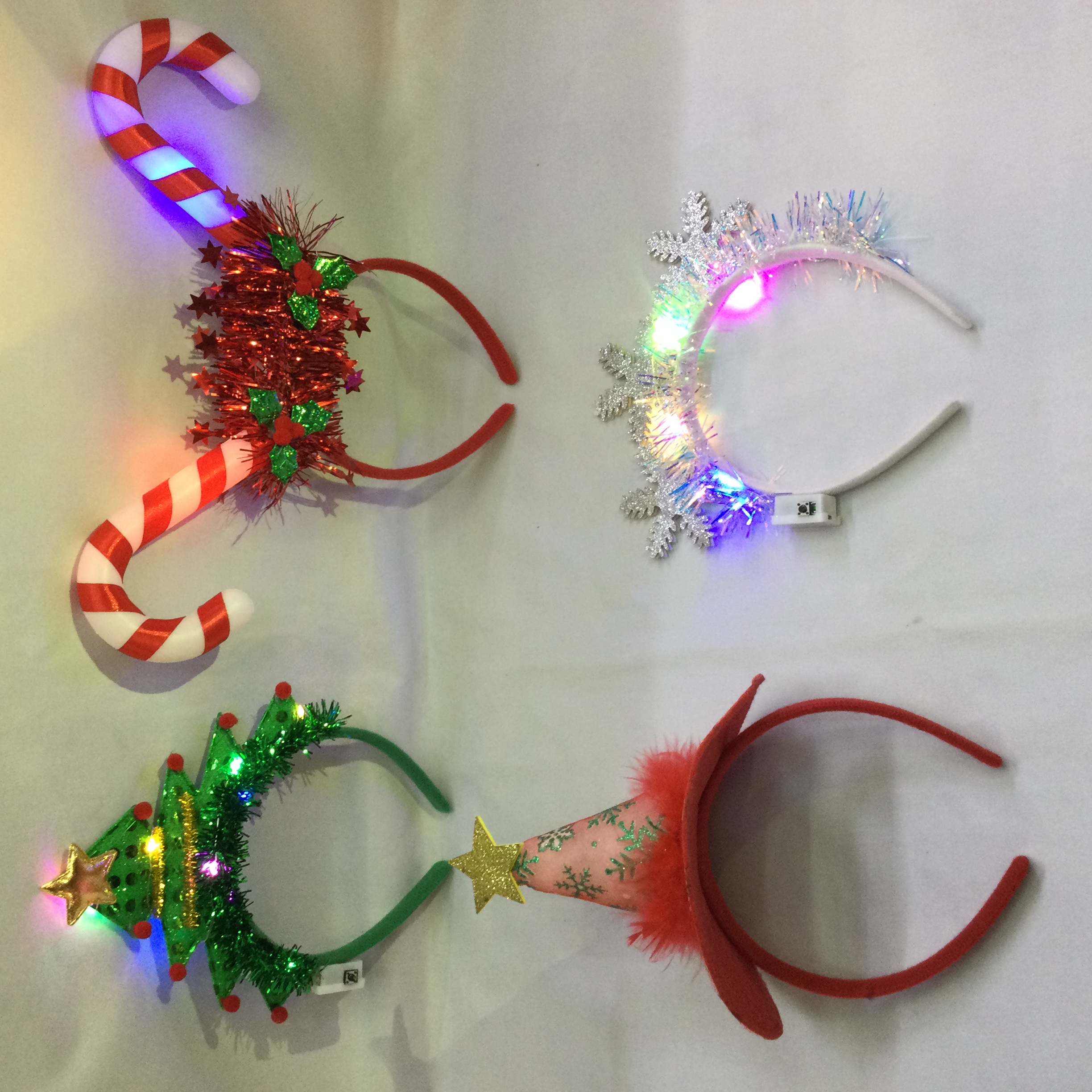 派对复活节鹿角发箍圣诞LED发光头饰鬼节头箍亚马逊玩具节日道具