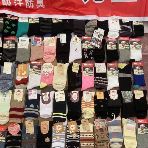 Socks Stall Running Rivers and Lakes Stall Products Fire Cotton Socks Pure Cotton Socks Male and Female Socks Stock Wholesale